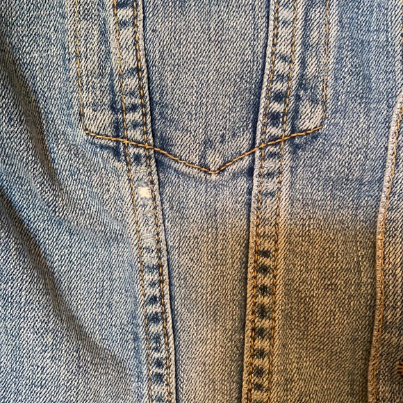 Hudson distressed jean jacket - Picture 4 of 8